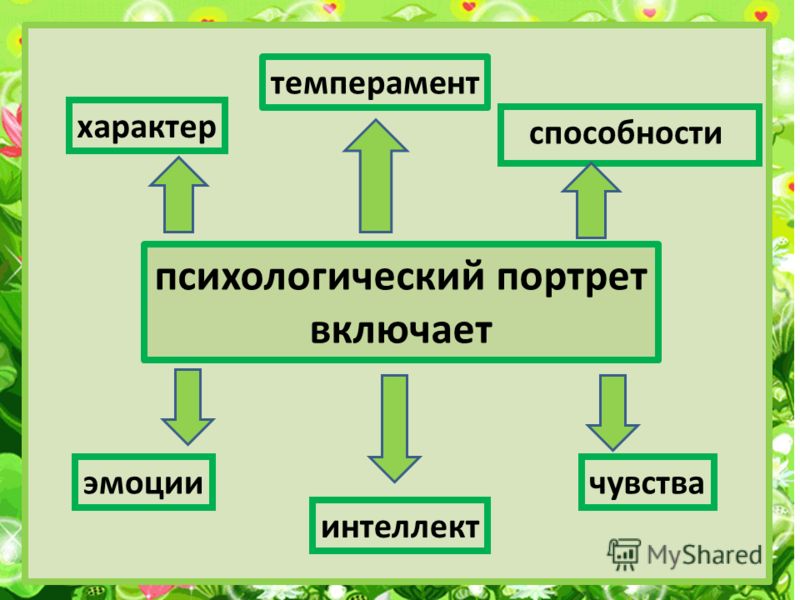 Психологический портрет человека пример написания образец